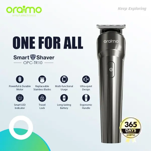 Oraimo OPC-TR10 Multi-functional Trimmer with 4 Guided Combs  – View 4